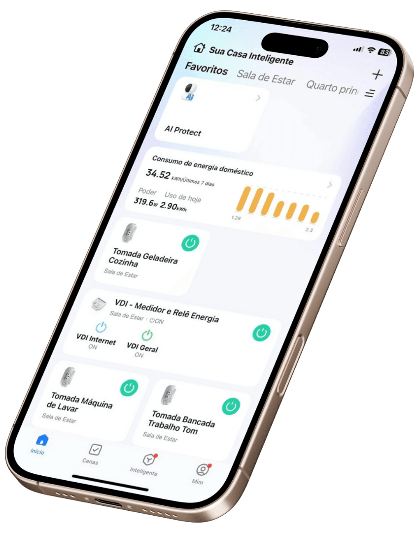 Dashboard de Automação Residencial 1